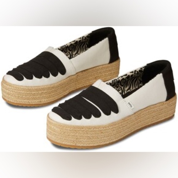 TOMS WOMEN’S VALENCIA ESPADRILLES - NATURAL SIZE 9.5 (NEW) - Picture 1 of 5